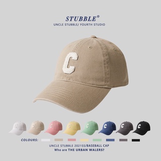 韓國東大門新款帽子 C logo 字母軟頂遮陽棒球帽 男女同款 鴨舌帽
