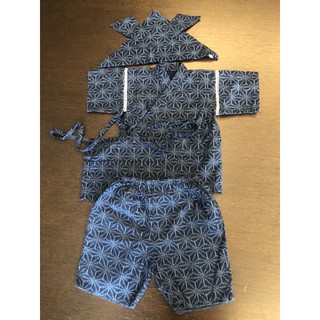「二手」日本akachan honpo 寶寶 甚平 男孩節 傳統服飾 70cm