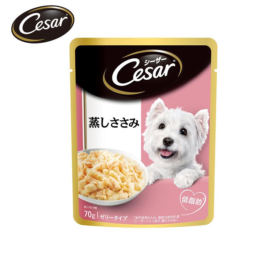 Cesar西莎低脂雞肉狗食蒸鮮包/ 成犬/ 70g/ 16入　eslite誠品