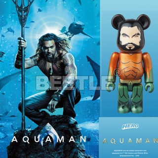 BEETLE BE@RBRICK BEARBRICK S37 盒抽 DC AQUAMAN 水行俠 庫柏力克熊 100%