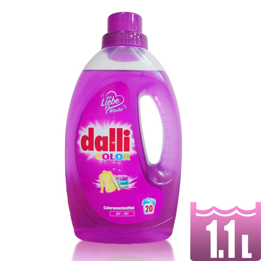 Dalli 德國 原裝進口 超濃縮 增豔 護色 亮彩 洗衣精 1.1L 達利 郊油趣