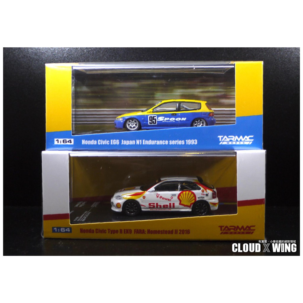 有翼雲 限量好車honda Civic Ek9 Eg6 本田spoon 殼牌新加坡限定 蝦皮購物