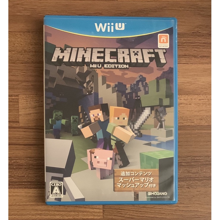 WiiU Wii U 我的世界 當個創世神 Minecraft 麥塊 正版遊戲片 原版光碟 純日版 二手片 任天堂