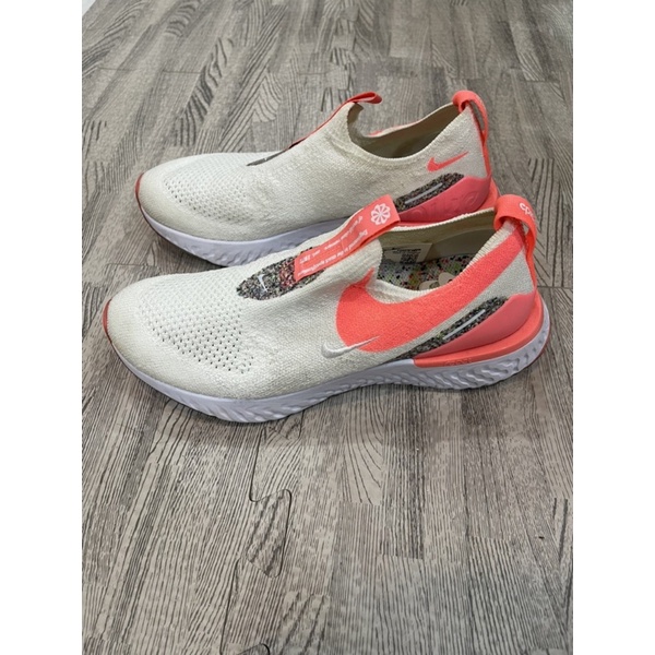 NIKE Wmns Epic Phantom React flyknit 珊瑚粉 橘 編織 透氣 女CQ5412-161