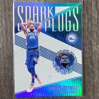 G 2019-20 Hoops Spark Plugs 費城76人隊 Ben Simmons 特卡