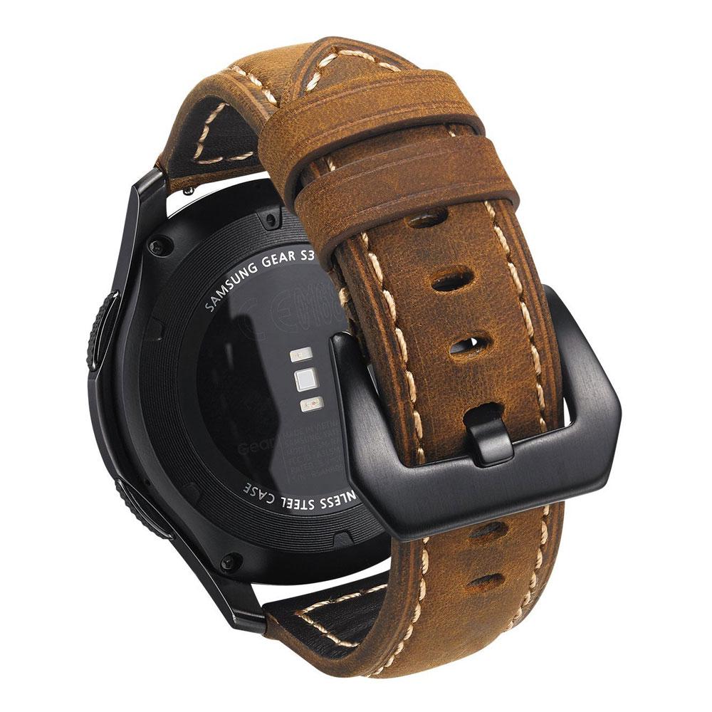 三星錶帶 20/22毫米的錶帶適合三星Gear S3 快速拆卸 真皮舒適時尚錶帶 現貨