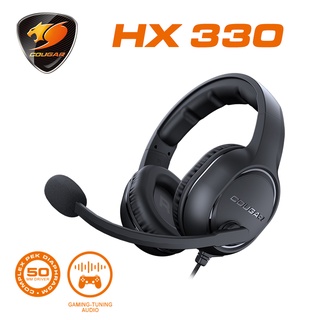 【COUGAR 美洲獅】HX330 全罩式電競耳機 耳罩式耳麥