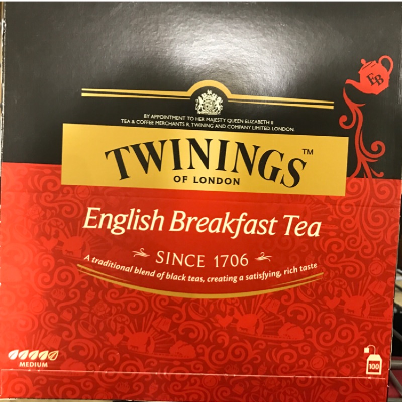 好市多熱賣商品 TWININGS English breakfast tea 早餐茶 Costco 唐寧茶