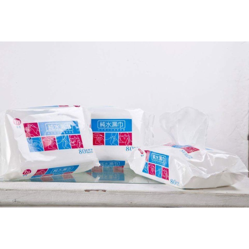 台農純水濕紙巾80抽（3包）