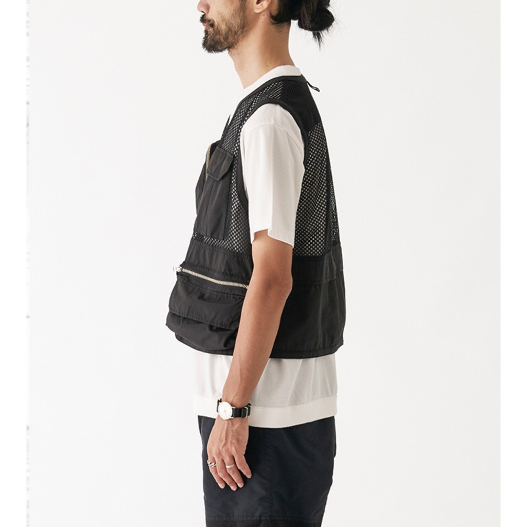 the north face purple label mesh angler vest