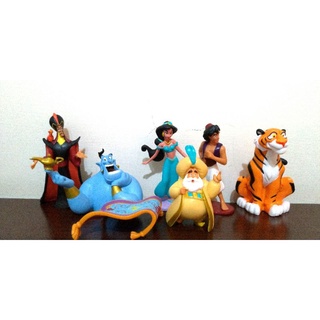 Image of 「全7款」迪士尼公主 卡通 Aladdin 阿拉丁神燈 茉莉公主 賈方 魔毯 公仔 玩具 人偶 擺飾