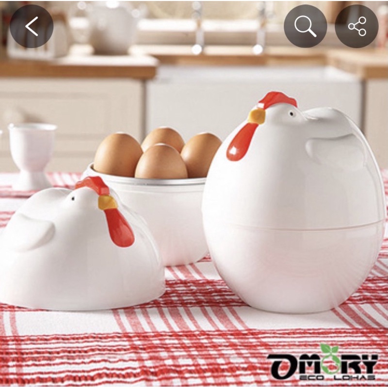 【OMORY】公雞造型微波煮蛋器(4顆入)