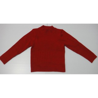 紅色 立領 高領 毛衣 3號