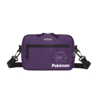OUTDOOR 品牌Pokemon聯名款夜光耿鬼側背包 ODGO21A04PL紫色 $1780