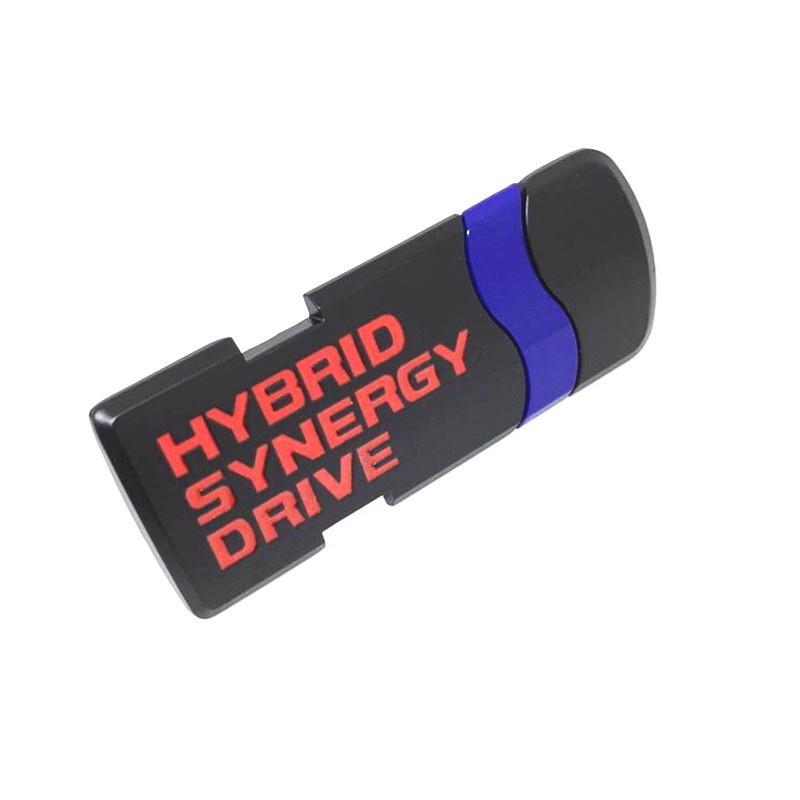 Hybrid SYNERGY DRIVE 3D 金屬鍍鉻汽車擋泥板側標誌徽章貼紙適用於通用汽車摩托自行車裝飾配件