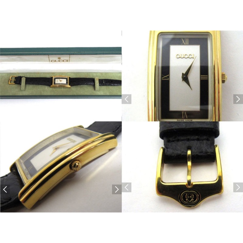 Gucci vintage絕版古董錶，少見美品