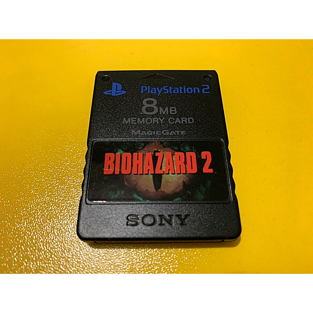 歡樂本舖 PS2 惡靈古堡 2 生化危機 BIOHAZARD 日本製 PS2記憶卡 PlayStation2