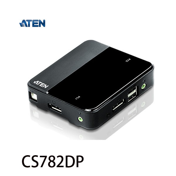 【MR3C】含稅 ATEN 宏正 CS782DP 2埠 KVM 電腦 切換器 USB DP Audio CS-782DP