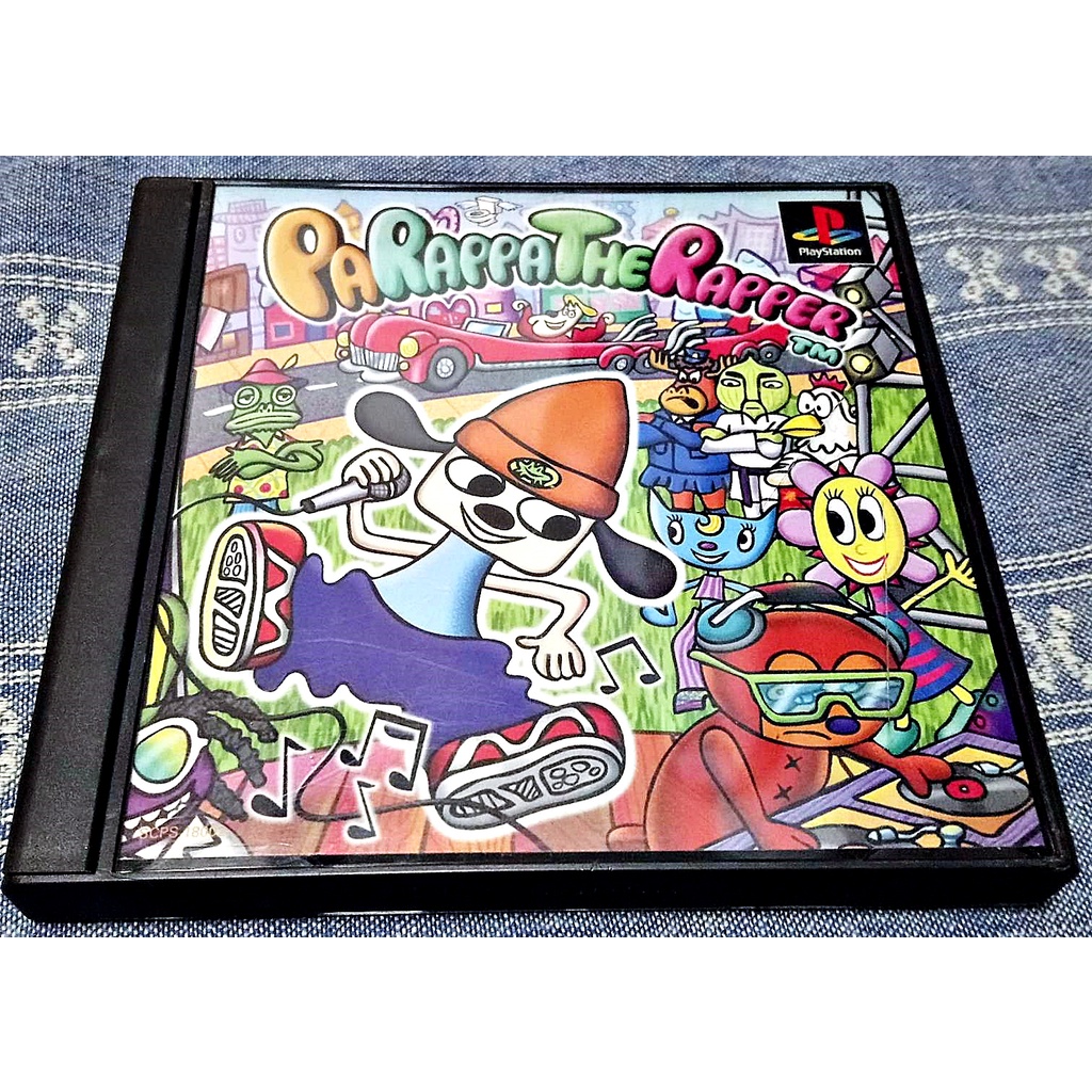 (有側標) PS1 PS 動感小子  PARAPPA THE RAPPER PS3、PS2 主機適用 G8/B8