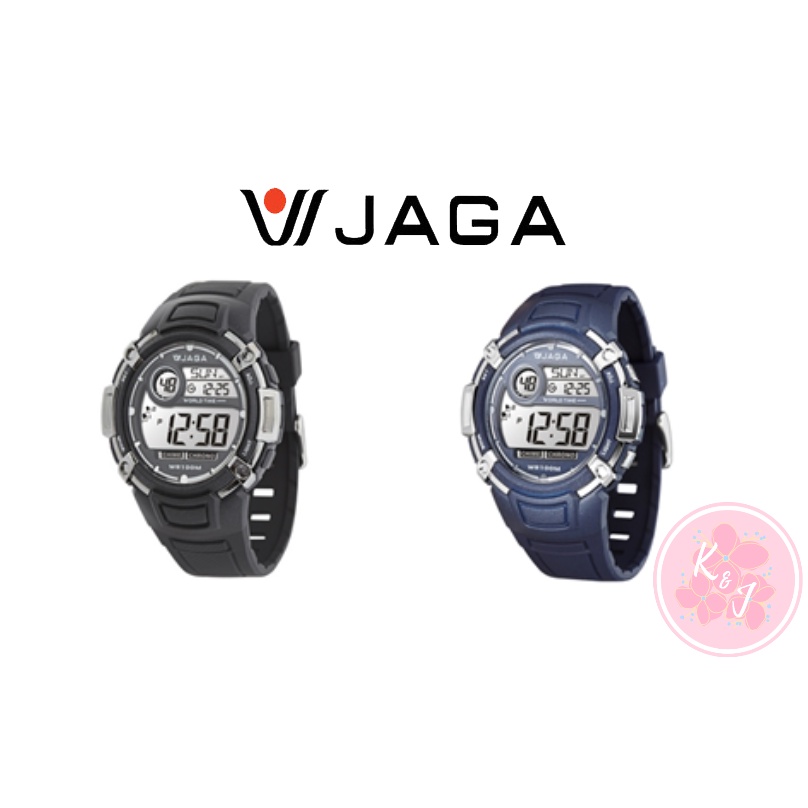 【JAGA捷卡】 冷光電子錶 Digital Watch K&amp;J SHOP 台灣廠商 學生錶 軍用錶 防水錶 M862