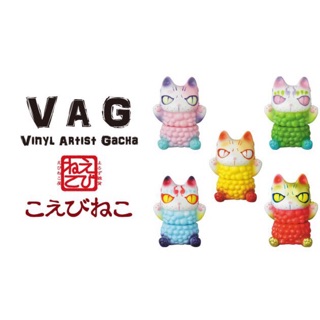 🐱貓星人🉐絕版 現貨 Vag 炸蝦貓 扭蛋 轉蛋 軟膠玩具 設計師玩具 潮玩