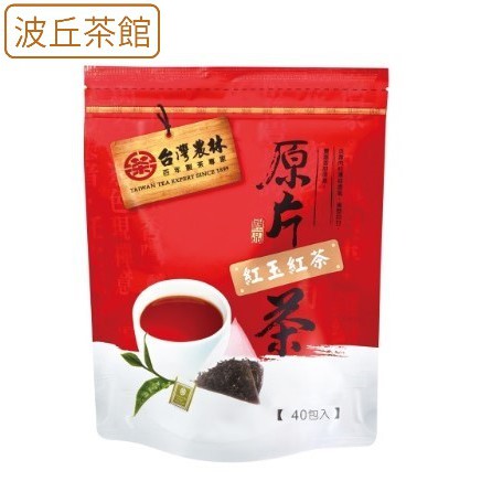 【波丘茶館】〔現貨〕台灣農林_原片紅玉紅茶 40入_茶包