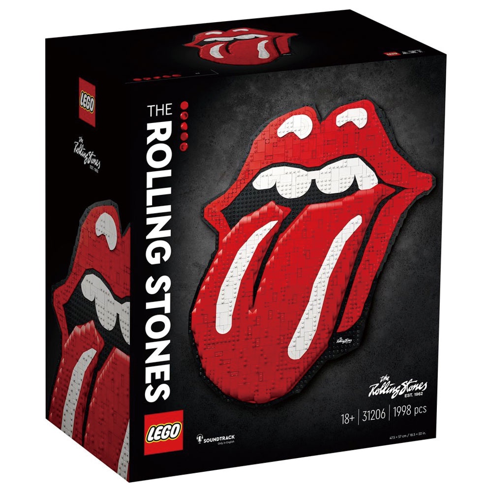 【台南樂高 益童趣】&lt;原廠運輸箱超商寄出&gt; LEGO 31206 滾石合唱團 The Rolling Stones