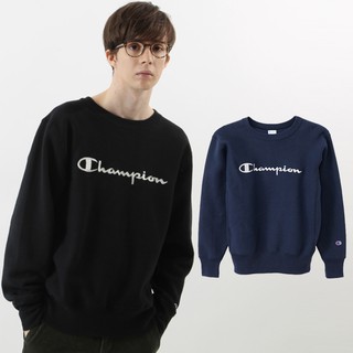 CHAMPION 11.5oz 草寫 刺繡 刷毛 大學T 衛衣 RW系列 日版【C3-L007】