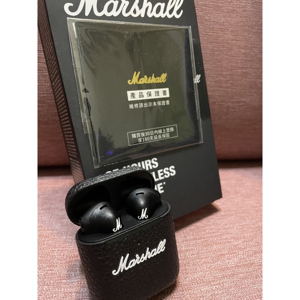 Marshall Minor III Bluetooth 真無線藍牙耳塞式耳機（二手）