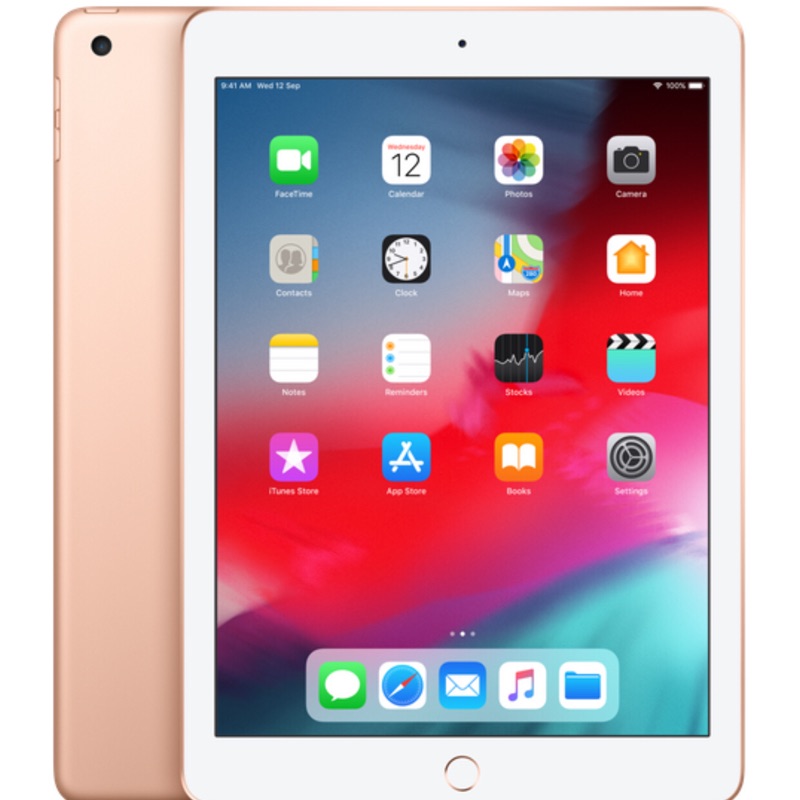 (全新未拆封）台灣Apple iPad 128G WiFi 2018（金色、銀色）