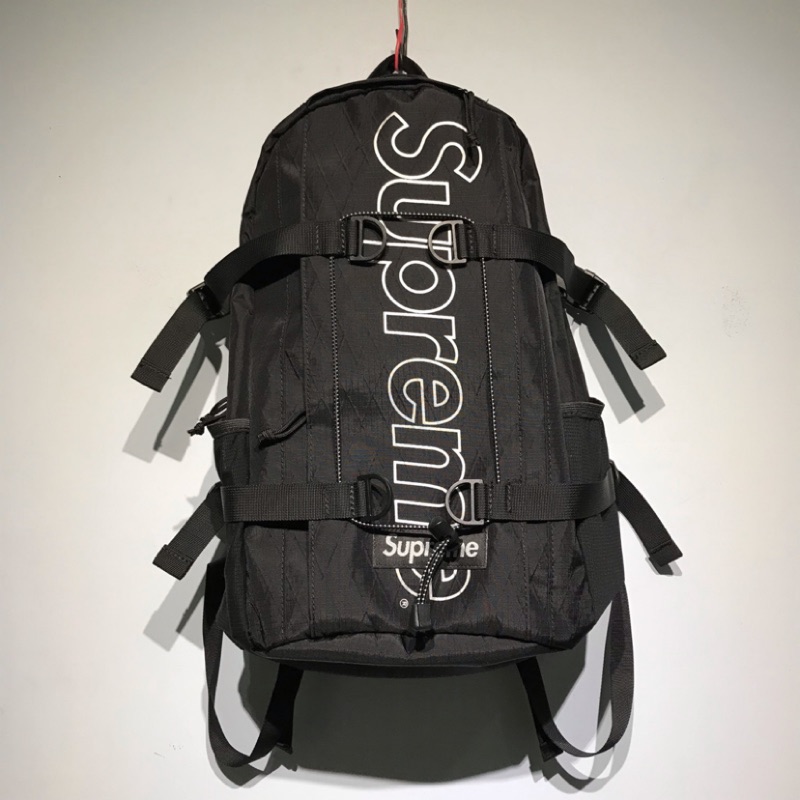 絕對正品  2018 Supreme 45th Backpack Box Logo 後背包