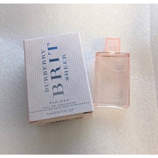 Burberry Brit Sheer 粉紅風格女性淡香水4.5ML