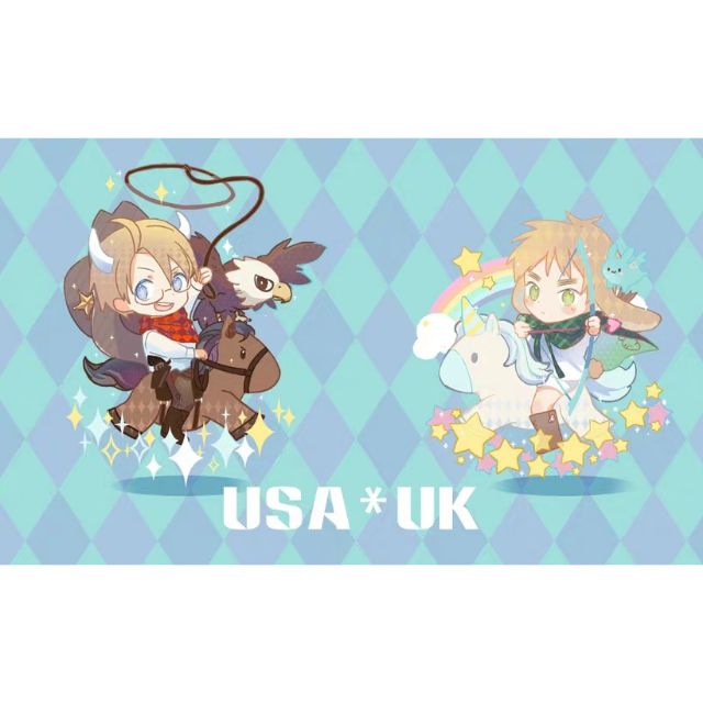 多款預購代購米英同人搖搖馬壓克力立牌壓克力吊飾黑塔利亞義呆利aph 味音痴阿爾亞瑟