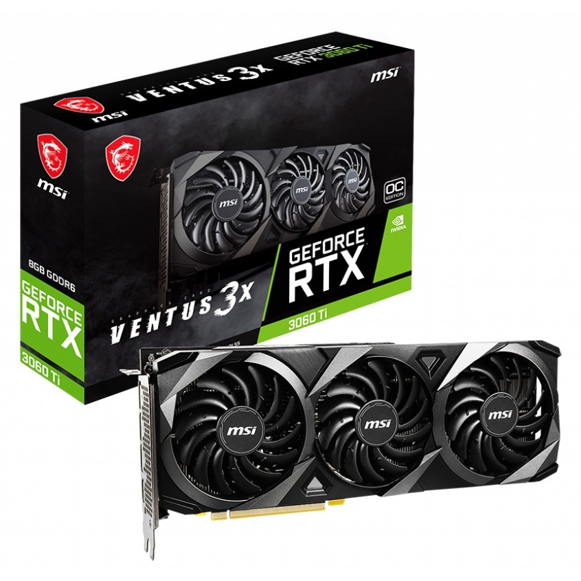 [台南面交] MSI RTX 3060 TI VENTUS 3X 8G OC 顯示卡@現金價@3060ti