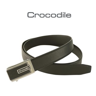 【寧寧精品】臺中35年皮件店 Crocodile 鱷魚專櫃品牌【真皮可微調男用自動皮帶 經典黑】856-1皮帶區