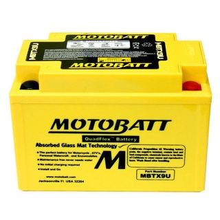 【貝爾摩托車精品店】MOTOBATT MBTX9U AGM 強效電池 黃霸