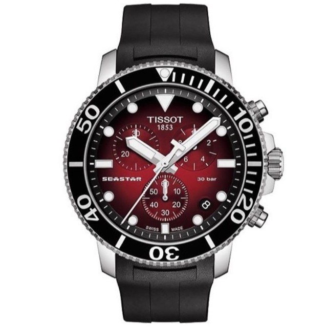 公司貨TISSOT 天梭手錶Seastar 1000海洋之星T1204171742100 三眼計時 正品開立發票實體店面