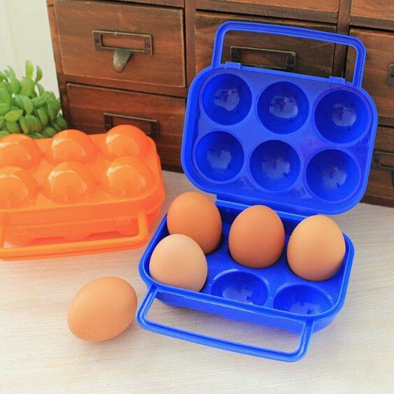 6格雞蛋盒 馬卡龍 蛋盒 攜蛋盒 便攜 防水防震便攜式雞蛋盒 蛋托 收納盒 戶外 露營 野餐 野炊