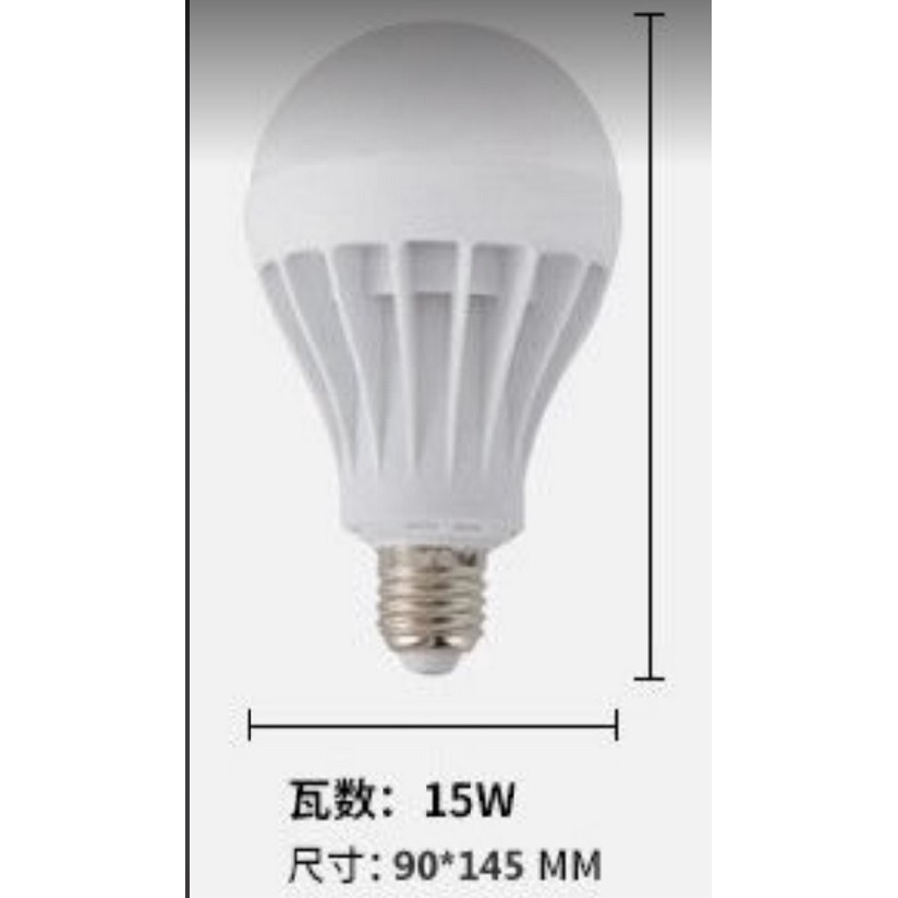 節能led燈泡15w 有兩顆 220v，價格一顆60元白光