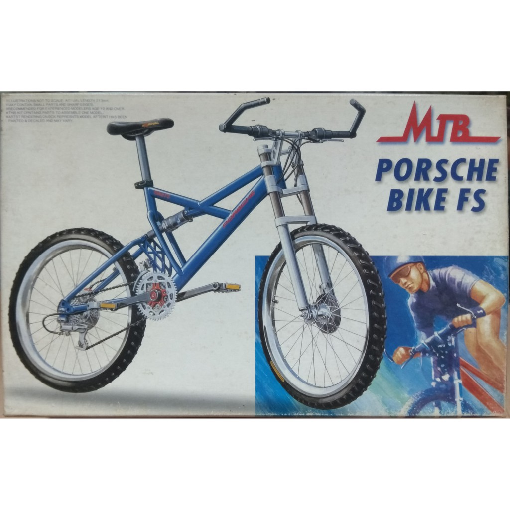 FUJIMI 富士美【絕版品】1/8 MTB PORSCHE BIKE FS 越野登山腳踏車 (前後避震可動)組裝模型