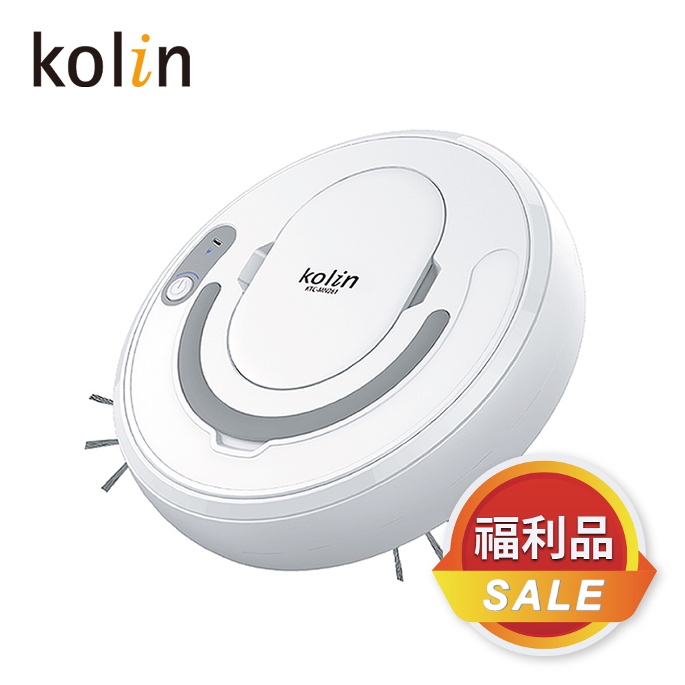 [福利品]【Kolin】歌林智能(USB充電)自動機器人掃地機KTC-MN261 掃地機器人 自動掃地機 拖地機 吸塵器