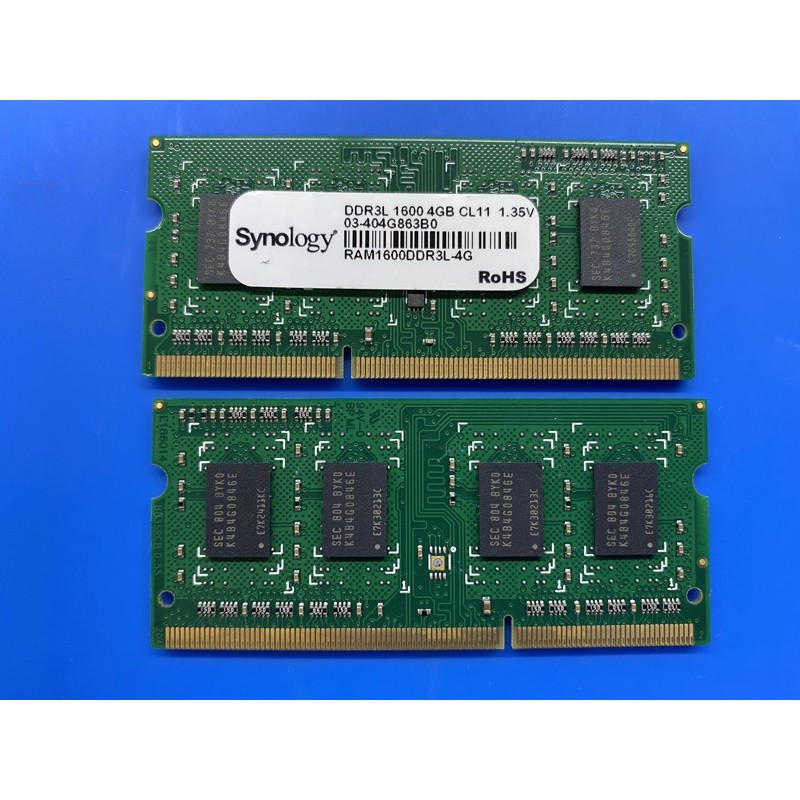 Synology 原廠NAS專用記憶體 4 GB (RAM1600DDR3L-4G)