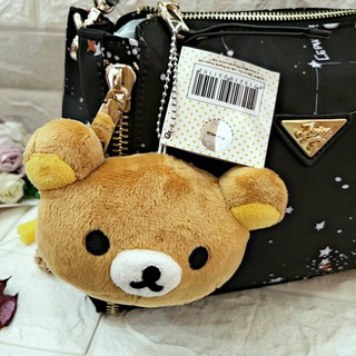 (TS SHOP) Rilakkuma 拉拉熊 /懶懶熊 絨毛娃娃 頭型珠鍊吊飾 頭型吊飾娃娃 玩偶 吊飾玩偶 掛包包