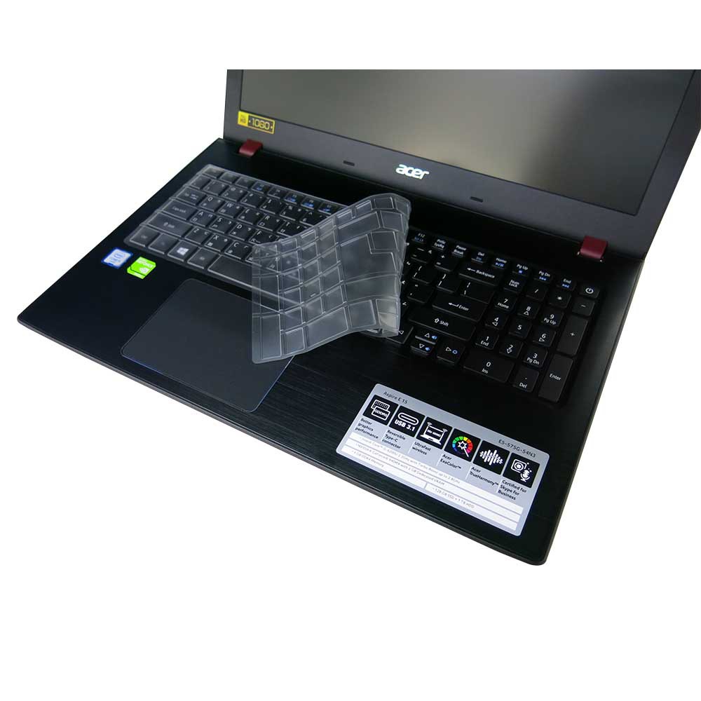 【Ezstick】ACER Aspire E5-575G 專利透氣奈米銀抗菌TPU 鍵盤保護膜 鍵盤膜