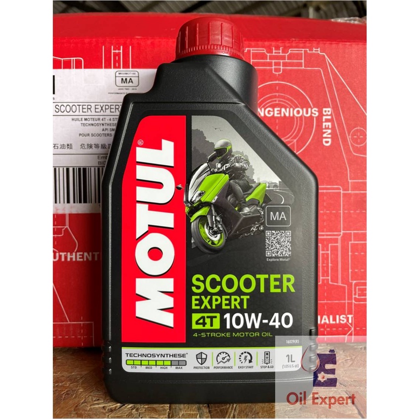 《 油品家 》MOTUL Scooter Expert 10w40 合成機油(附發票)