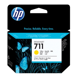 HP 711 原廠黃色墨水匣 CZ136A 適用 HP DesignJet T120/T520