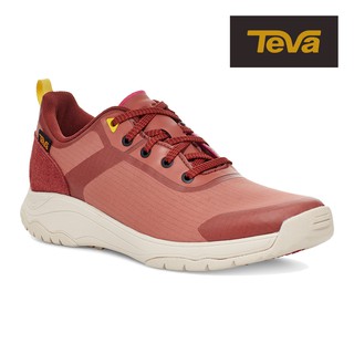 【TEVA】女 Gateway Low 低筒防潑水輕量休閒鞋/健走鞋-磚紅色 (原廠現貨)