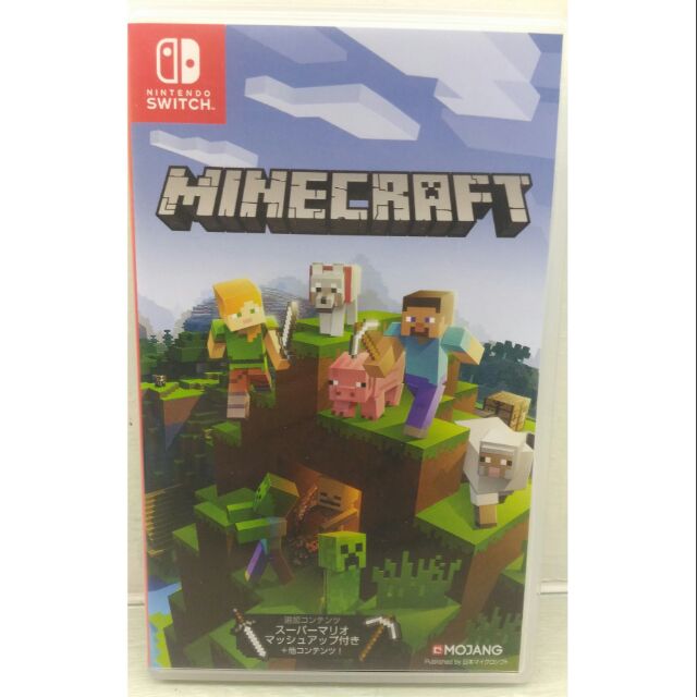 Nintendo switch Minecraft 當個創世神 麥塊 英日文版