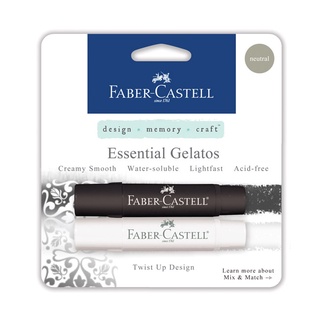 Faber-Castell德品牌 口紅水性蠟筆 黑白色蠟筆組 可水洗蠟筆 幼兒蠟筆 全無毒畫筆 水溶性蠟筆 可水洗