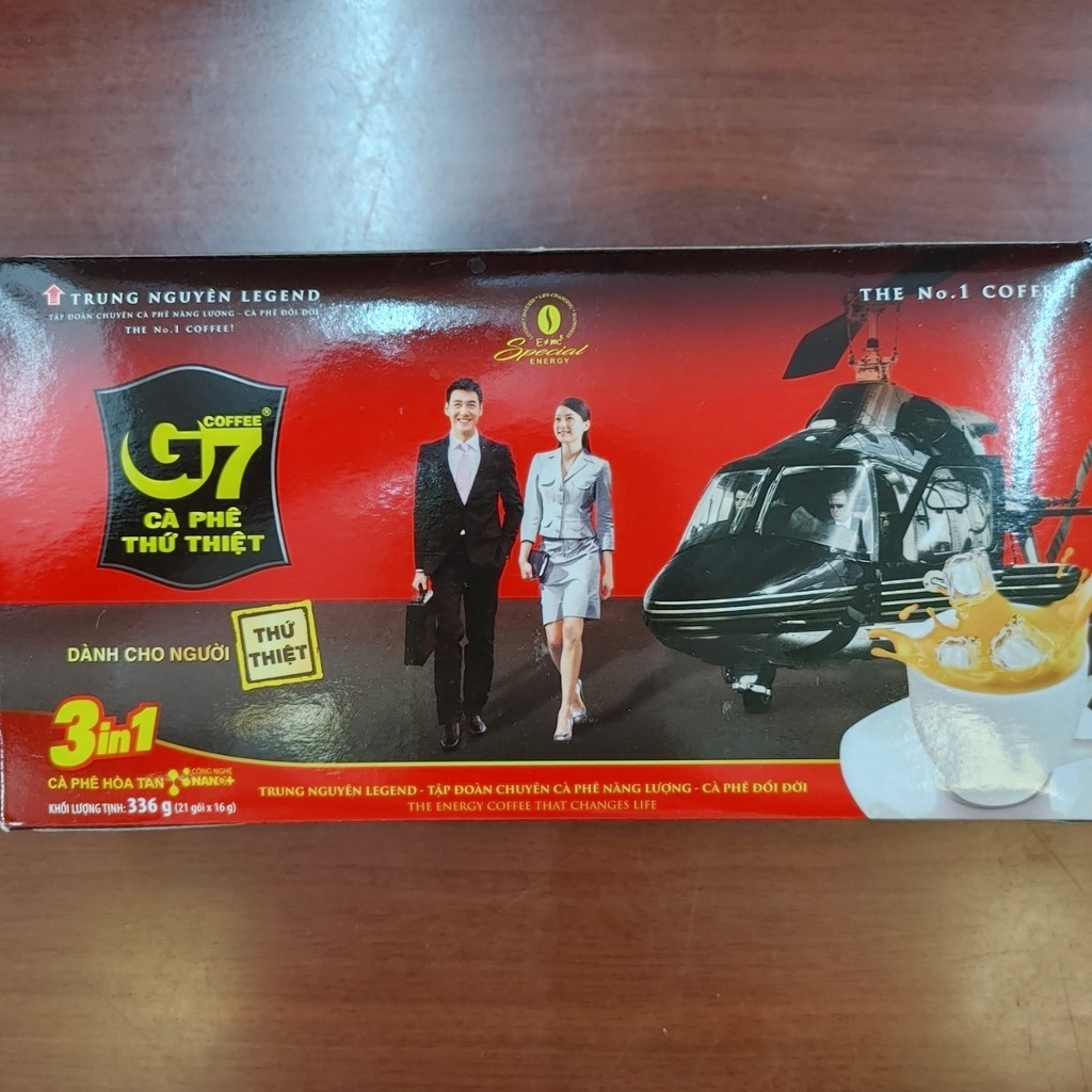 【越南】 G7 即溶咖啡3in1 盒裝21入 三合一即溶咖啡